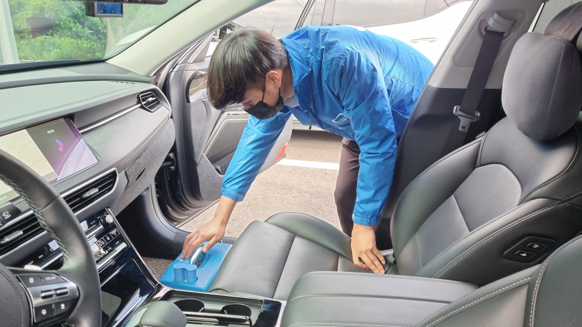 ▲기아, ‘차량 실내 공기케어 무상서비스’  (사진제공=기아)