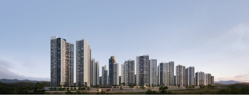 ▲'파주 문산역 2차 동문 디 이스트' 투시도. (자료제공=동문건설 )