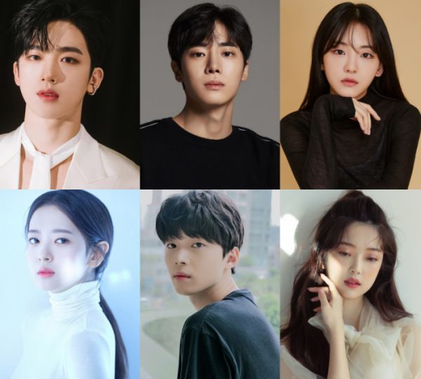 ▲김요한, 추영우, 조이현, 황보름별, 김강민, 서희선(사진제공=각 소속사)