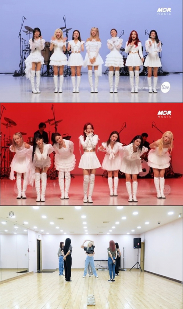 ▲드림캐쳐(사진 = 잇츠 라이브 유튜브 영상, 드림캐쳐 공식 유튜브 영상 캡처)