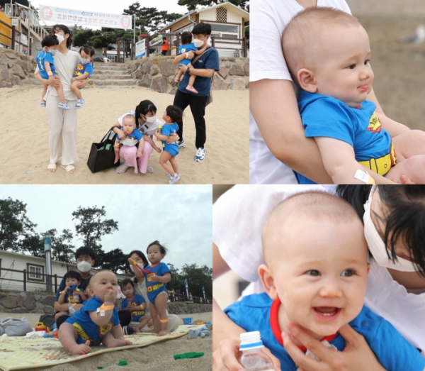 ▲사유리·젠과 네 쌍둥이(넷둥이)(사진제공=KBS)