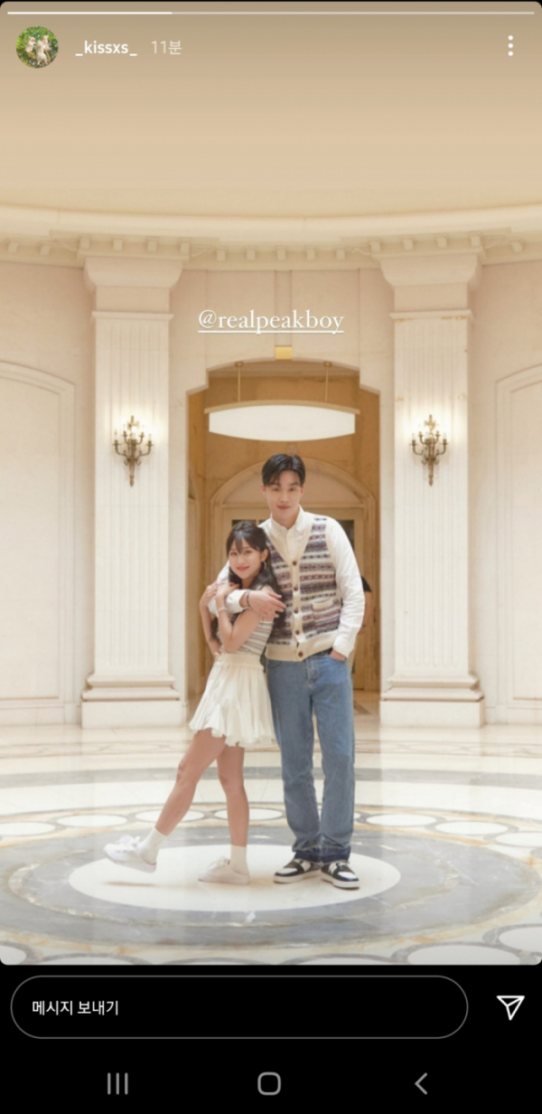 ▲키세스X픽보이(사진 = 키세스 인스타그램 캡처, 더뮤직웍스 제공)