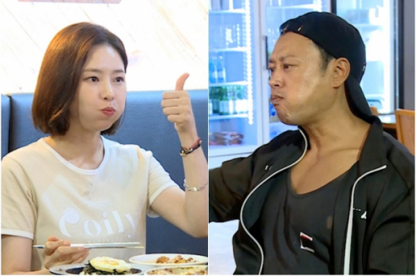 ▲박하나(왼쪽), 양치승(사진제공=KBS)