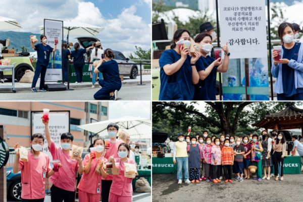 ▲MINI와 스타벅스가 기획한 '당신에게 달려가는 특별한 커피차' 이벤트가 큰 관심 속에서 막을 내렸다. 3대의 MINI가 전국 10곳을 찾아가 1300잔의 특별한 스타벅스 음료를 제공했다.   (사진제공=MINI 코리아)