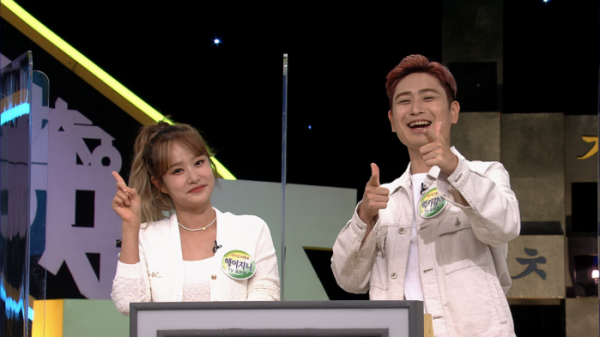 ▲헤이지니(왼쪽), 럭키강이(사진제공=KBS)