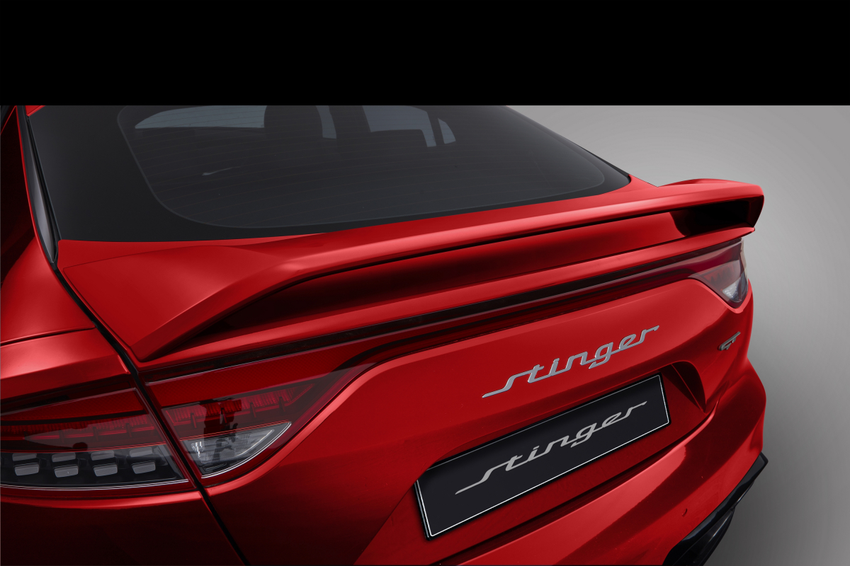 ▲기아 The 2022 스팅어 리어 스포일러  (사진제공=기아)