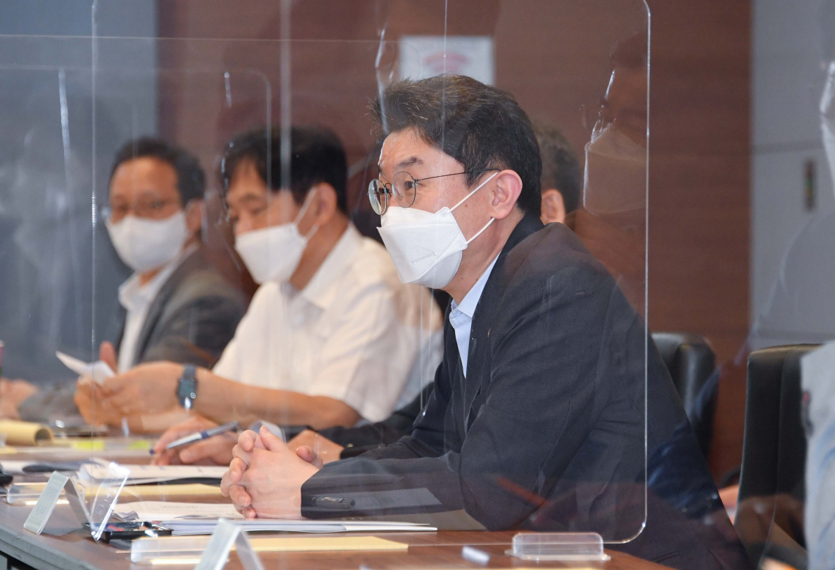 ▲이억원 기획재정부 차관이 9월 8일 서울 마포구 소재 KoVAC(상암 DMC 누리꿈스퀘어)을 방문해 모두발언을 하고 있다. (사진제공=기획재정부)