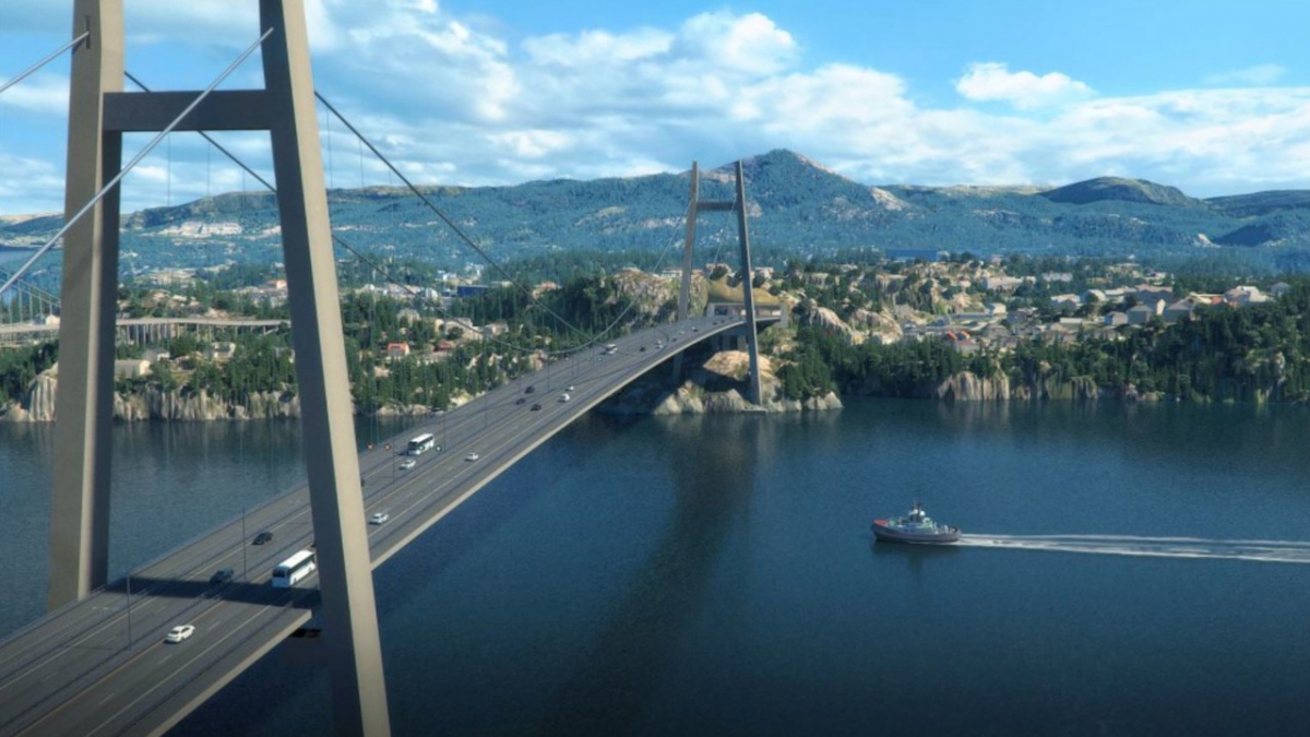 ▲노르웨이 555번 소트라 고속국도 사업 조감도. (자료제공=SK에코플랜트)