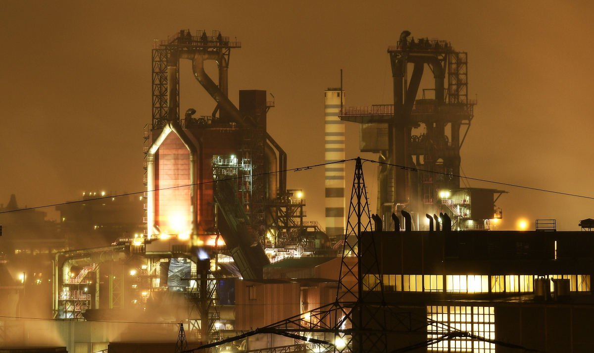 ▲독일의 뒤스부르크의 한 제철소 (뉴시스)