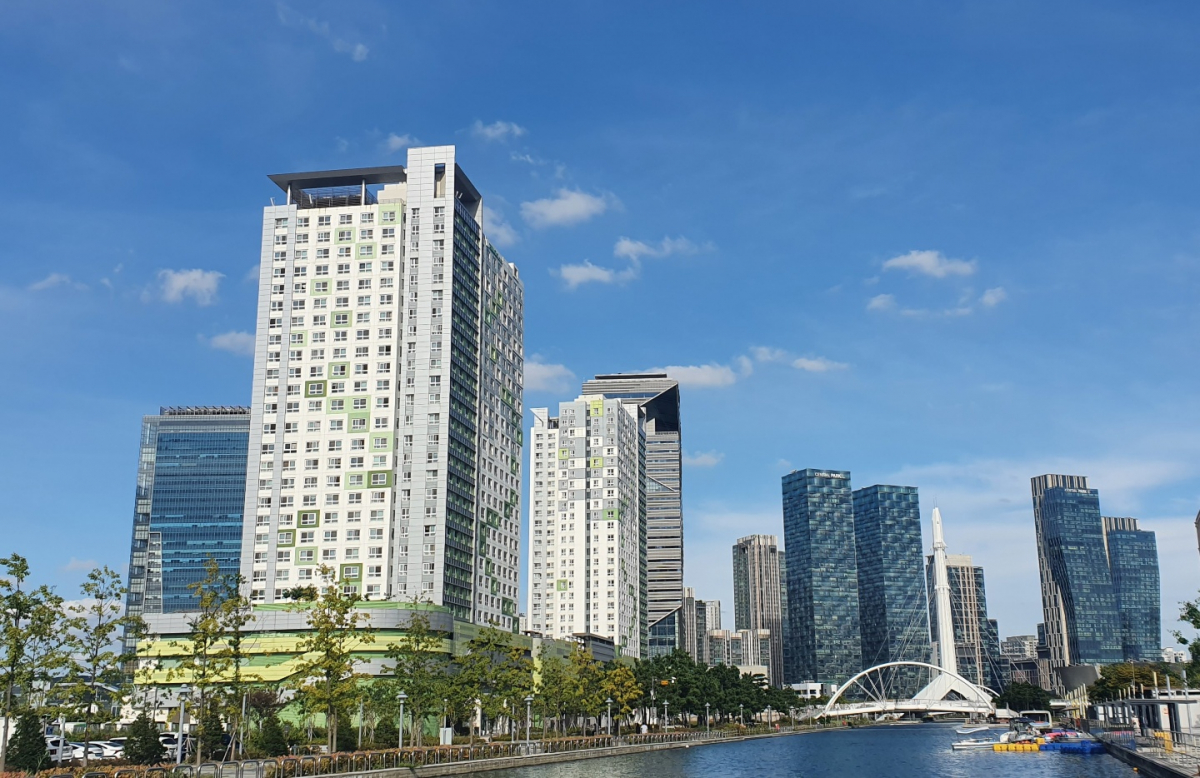 ▲인천 연수구 송도동 일대 전경. (이동욱 기자 toto@)