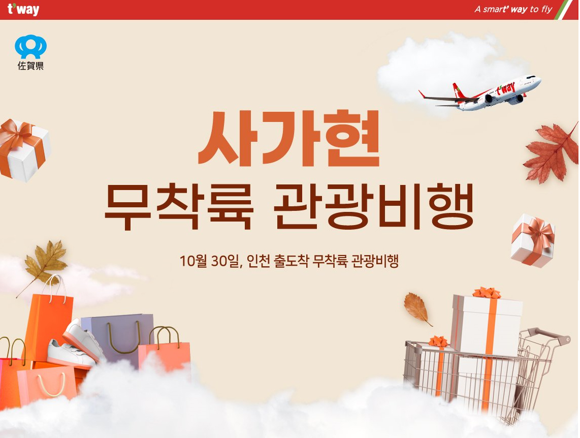 ▲티웨이항공 무착륙 관광비행  (사진제공=티웨이항공)