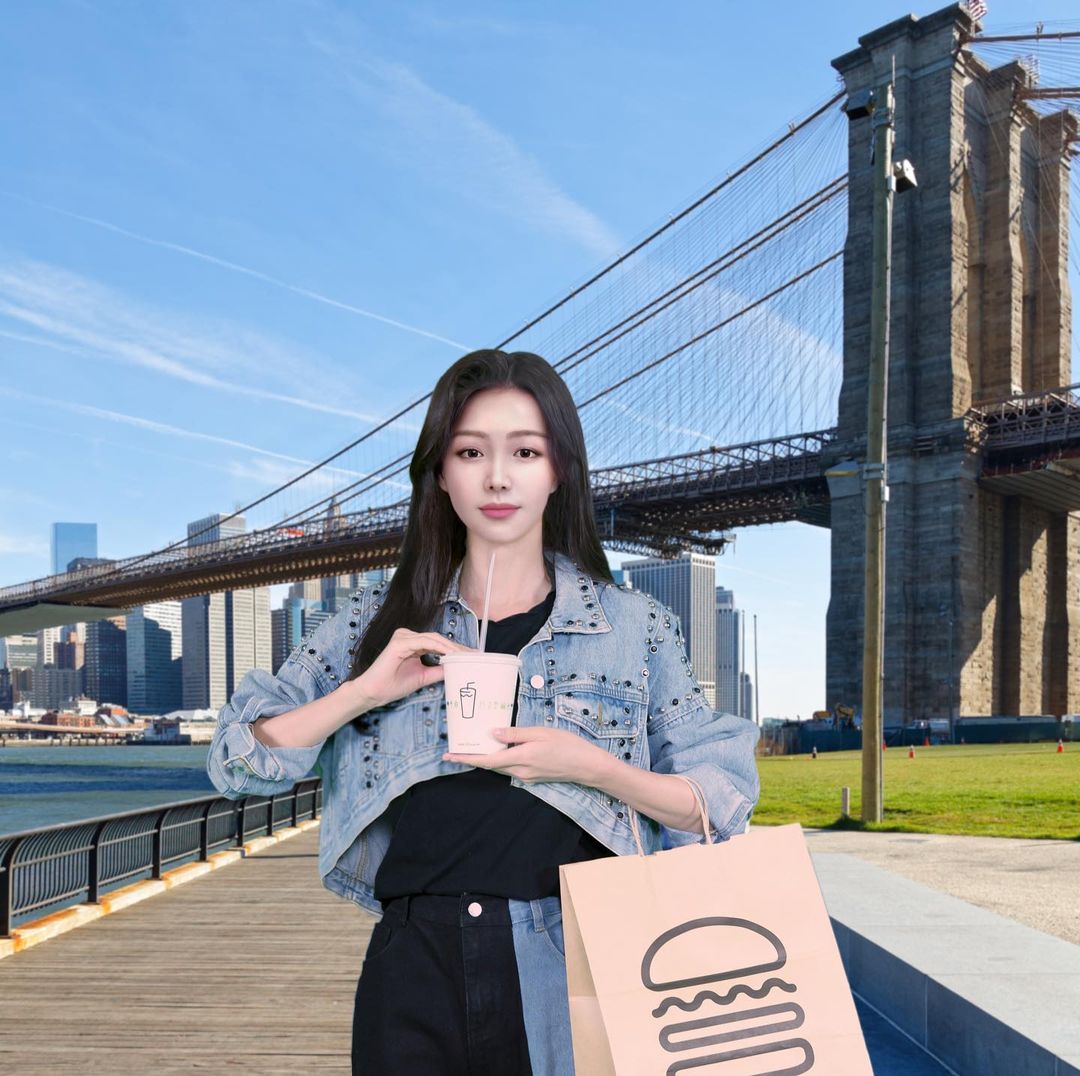 ▲루시, SPC그룹 쉐이크쉑 콜라보 이벤트 (루시 인스타그램)