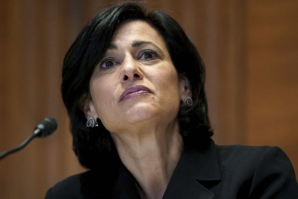 ▲로셸 월렌스키 미국 질병통제예방센터(CDC) 국장이 3월 19일 의회에 참석해 질문을 받고 있다. 워싱턴D.C./AP연합뉴스