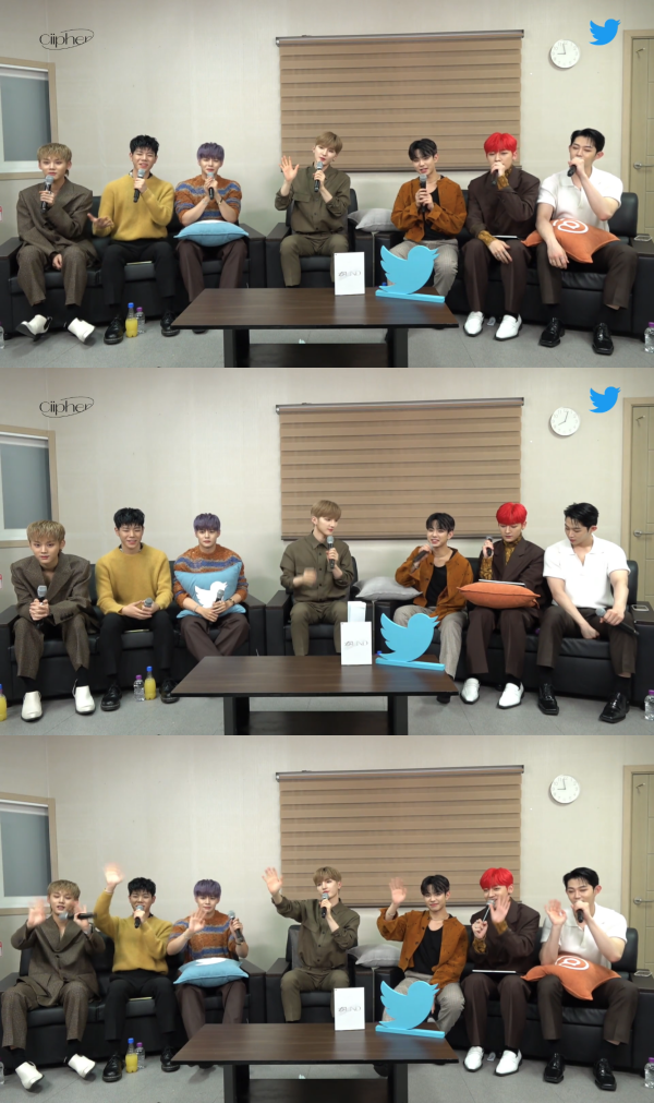 ▲싸이퍼(사진 = ‘트위터 블루룸 라이브’ 영상 캡처)