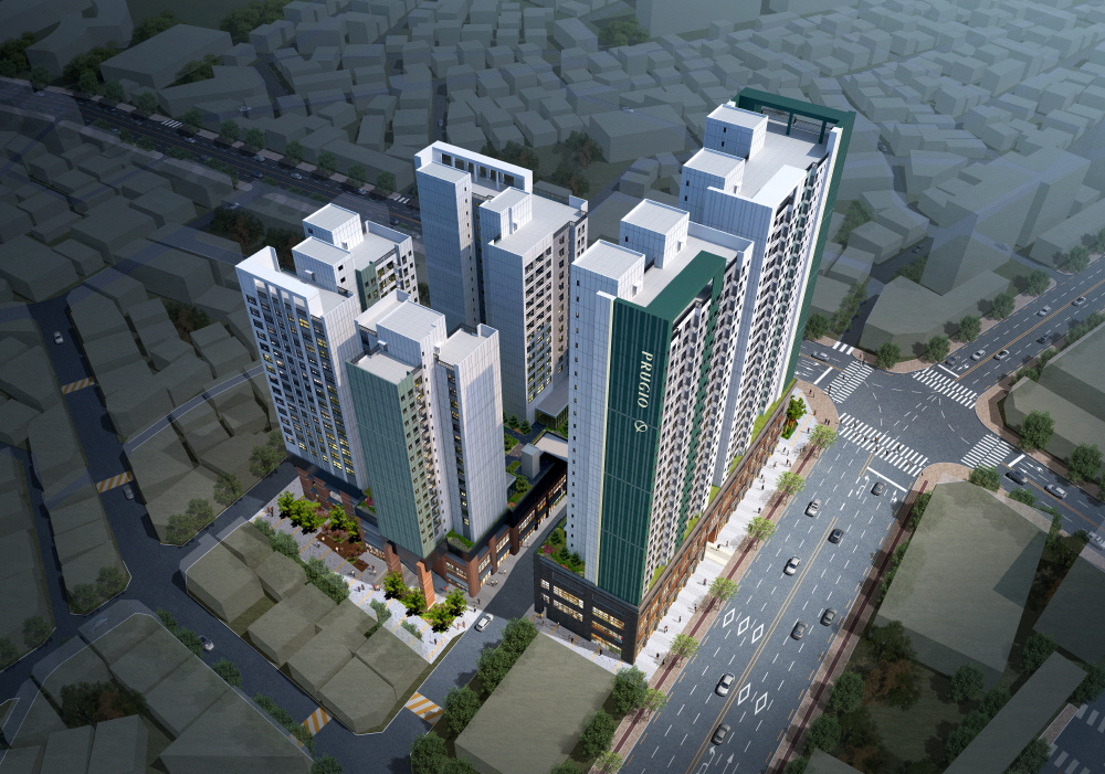 ▲'신길 AK 푸르지오' 조감도. (자료 제공=대우건설 )