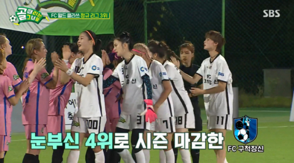 ▲골 때리는 그녀들 결과(사진=SBS 방송화면 캡처)