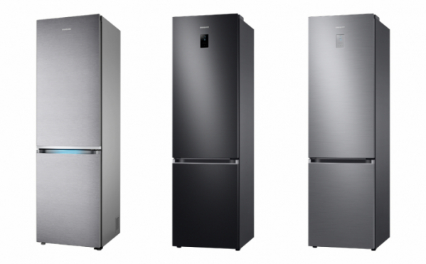 ▲독일 최대 소비자 매체 '스티바'의 냉장고 제품 평가에서 상냉방·하냉동(BMF) 부문 1~3위를 석권한 삼성전자 냉장고(왼쪽부터 1,2,3위를 차지한 모델) (사진제공=삼성전자)