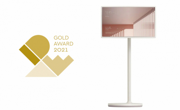 ▲ IDEA 2021에서 최고상(Gold)을 수상한 LG 스탠바이미(StanbyME). (사진제공=LG전자)