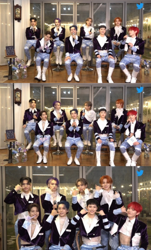 ▲엘라스트(사진 = 트위터 블루룸 라이브 방송 캡처 화면)