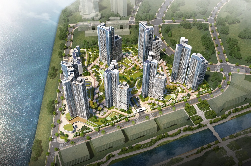 ▲GS건설 '송도자이 더 스타' 조감도 (자료제공=GS건설)