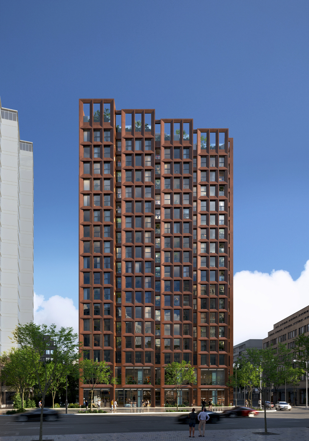 ▲'브라이튼 한남' 투시도.  (자료제공=신영)