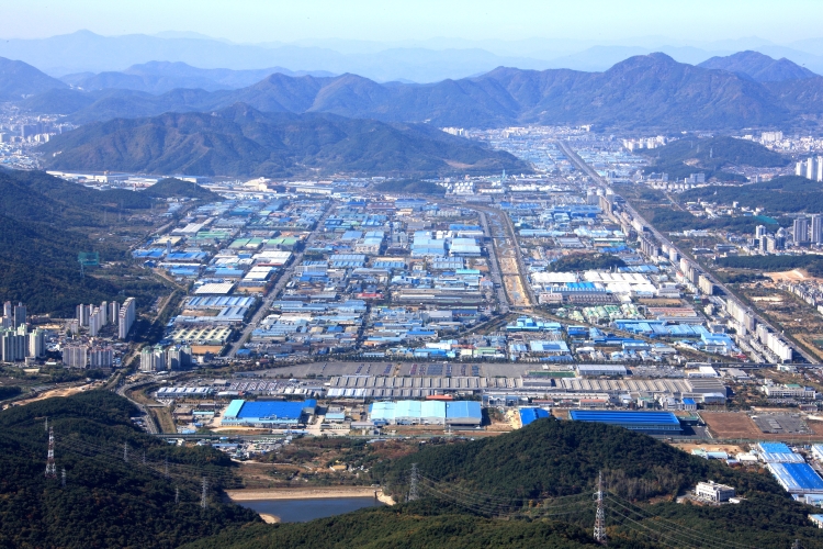 ▲창원국가산업단지 전경 (사진제공=창원시)