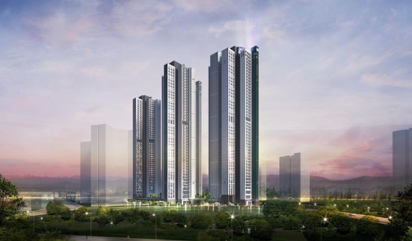 ▲‘연희공원 푸르지오 라-끌레르’ 투시도.  (자료 제공=대우건설)