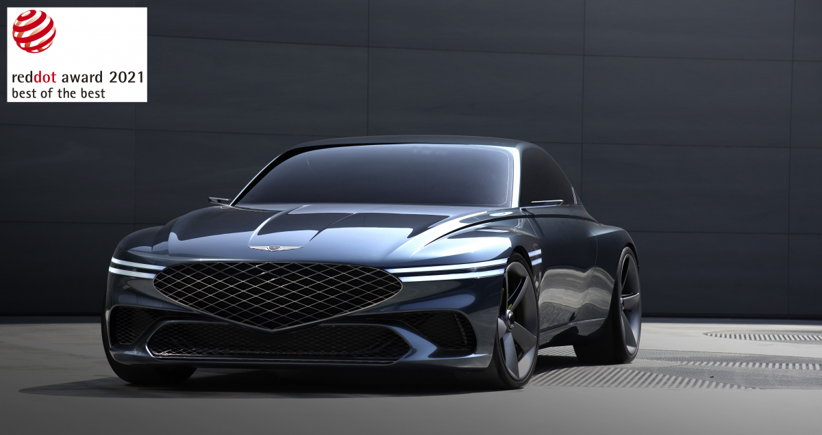 ▲제네시스 엑스가 레드닷 디자인 콘셉트 최우수상을 받았다.  (사진제공=제네시스)