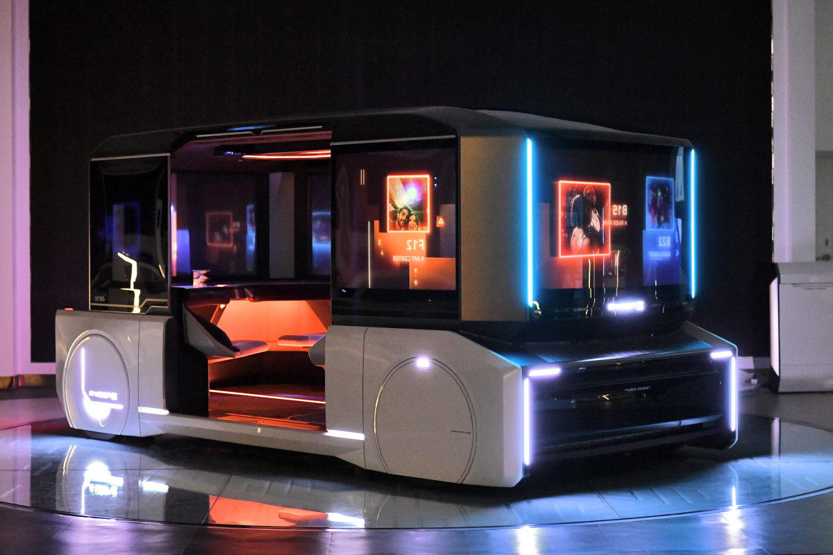 ▲현대모비스가 개발한 도심 공유형 모빌리티 콘셉트카 M.Vision X. (사진제공=현대모비스)