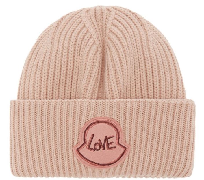 ▲몽클레어 21SS 러브 로고 골지 울 비니 (사진제공=머스트잇)