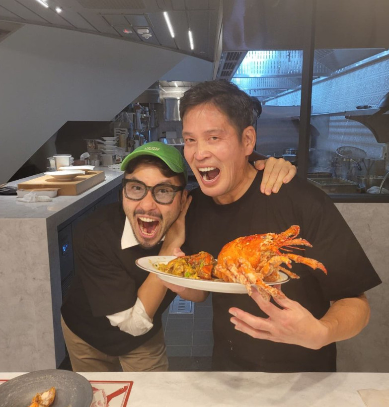 ▲노홍철(왼), 정용진 부회장. (출처=노홍철SNS)