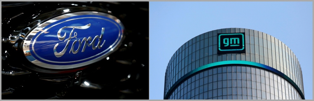 ▲포드와 GM 로고. 로이터연합뉴스
