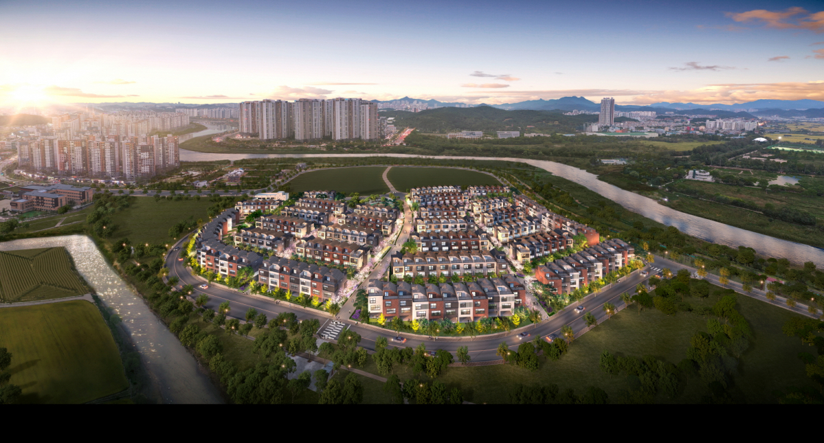 ▲‘메종 드 엘리프 송산’ 조감도. (자료제공=계룡건설)