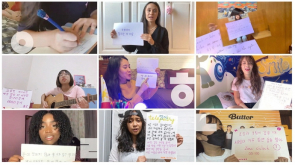 ▲'방탄 때문에 한글 배웠다'(사진제공=KBS1)