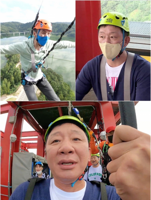 ▲김천 부항댐 왕복 짚와이어(사진제공=KBS)