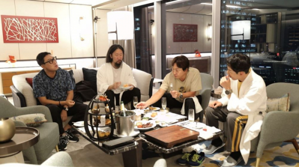 ▲'펜트하우스' 호텔을 찾은 '미우새'(사진제공=SBS)