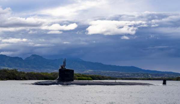 ▲미 해군 핵추진잠수함. AP뉴시스