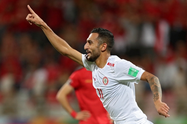 ▲시리아전에서 두 골을 넣은 레바논의 모하마드 크두
 (연합뉴스)