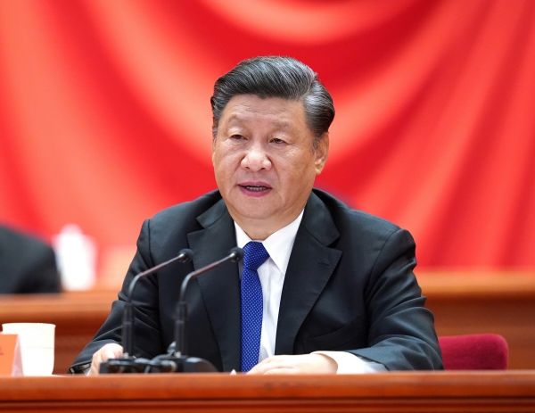 ▲시진핑 중국 국가주석이 9일 신해혁명 110주년을 맞아 연설하고 있다. 베이징/신화연합뉴스
