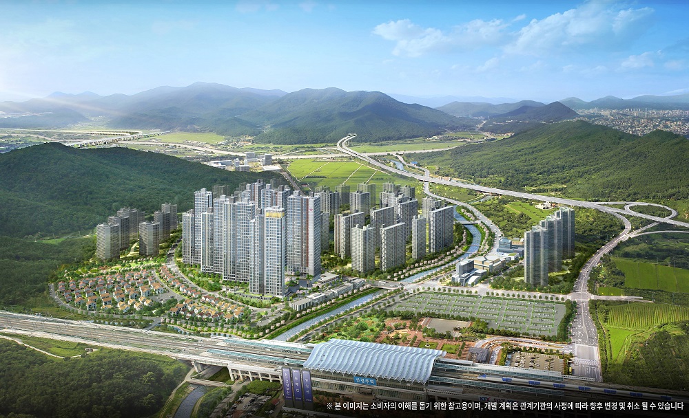 ▲'신경주 더 퍼스트 데시앙' 조감도 (자료제공=태영건설)