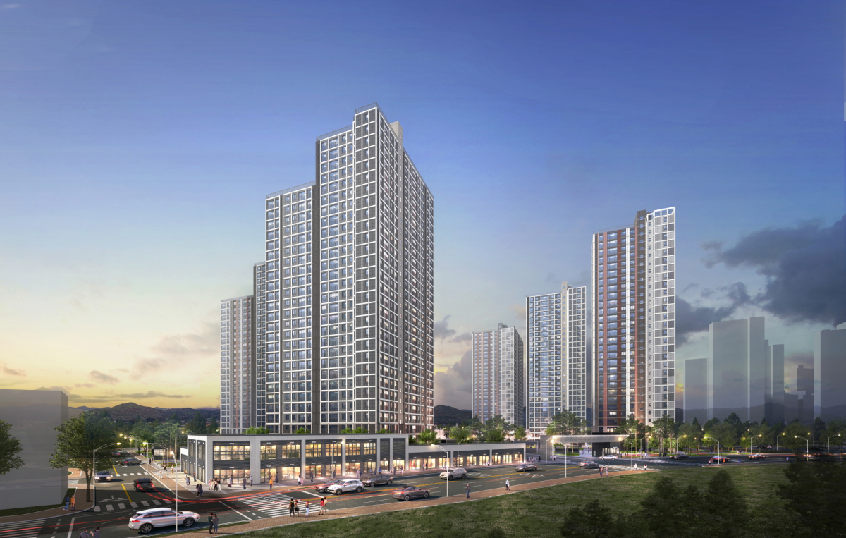 ▲‘에코시티 데시앙 15블록’ 투시도. (자료제공=태영건설)