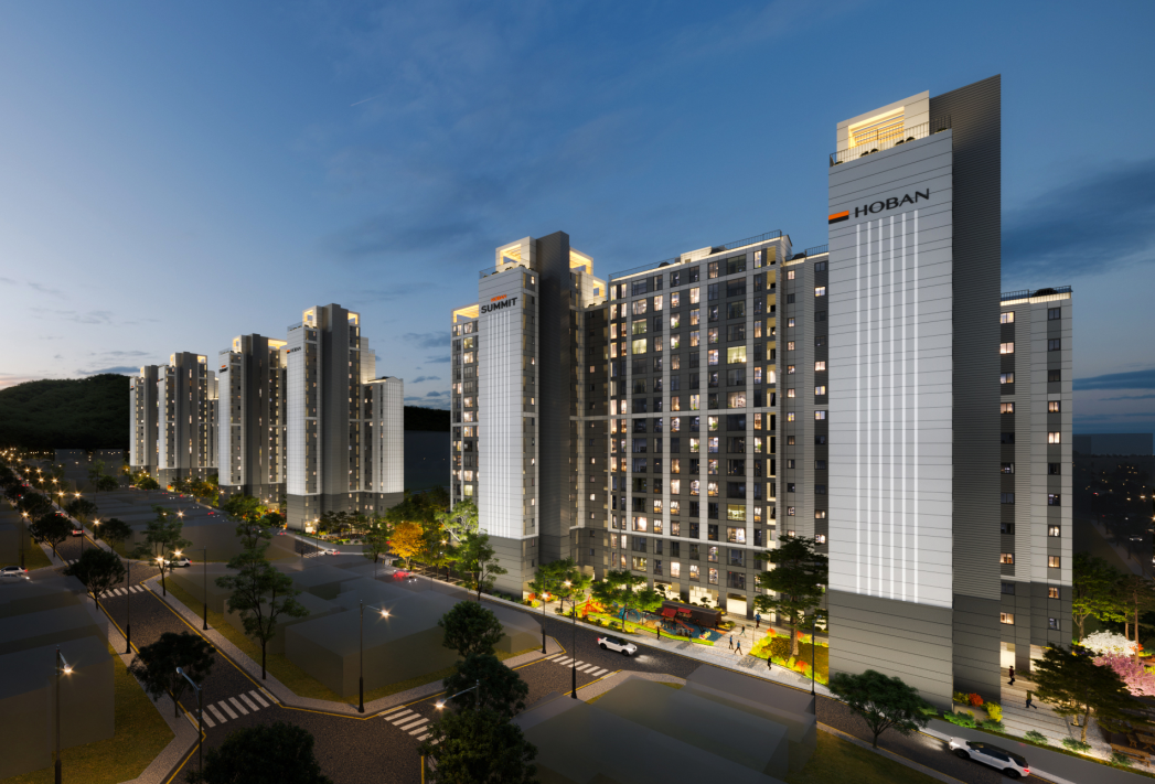 ▲‘삼익아파트5동 가로주택정비사업’ 투시도. (자료제공=호반건설)