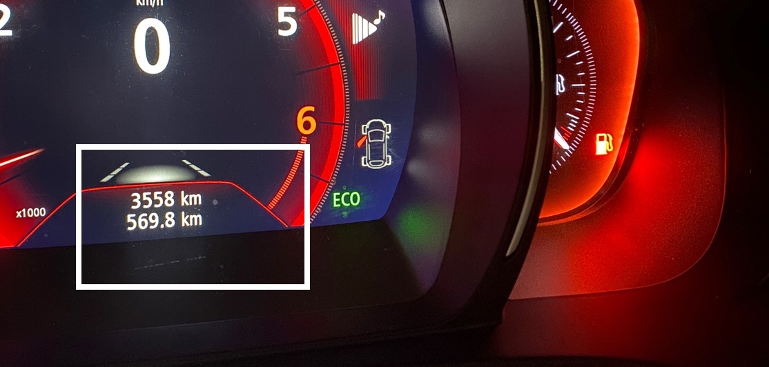 ▲LPG 1회 충전으로 570km를 달렸다.  (김준형 기자 junior@)