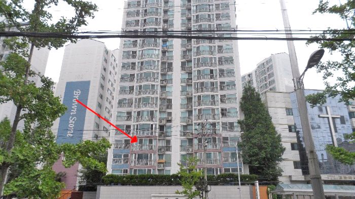 ▲서울 관악구 봉천동 1721 브라운스톤관악 아파트. (사진제공=지지옥션)