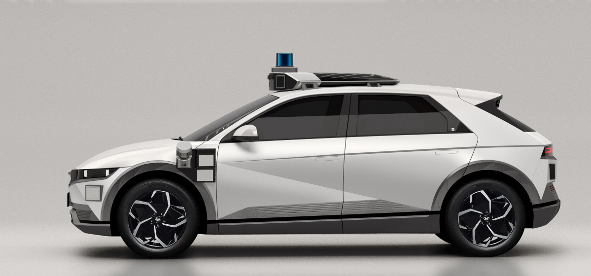 ▲현대차그룹은 개발자 콘퍼런스를 통해 "내년부터 아이오닉 5 기반으로 한 레벨4 자율주행 시범 서비스를 진행한다"고 밝혔다.   (사진제공=현대차그룹)