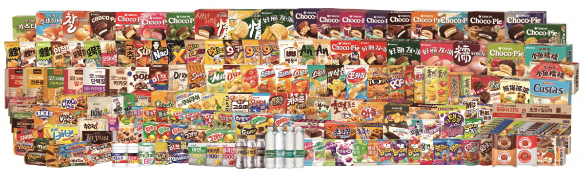 ▲오리온 제품 모음 (오리온)