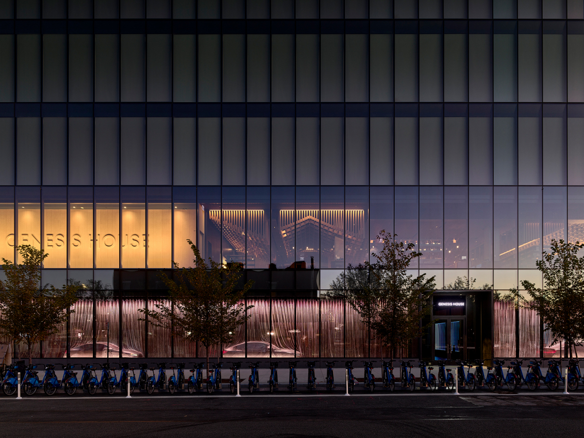 ▲'제네시스 하우스 뉴욕' 외관 (사진제공=제네시스)