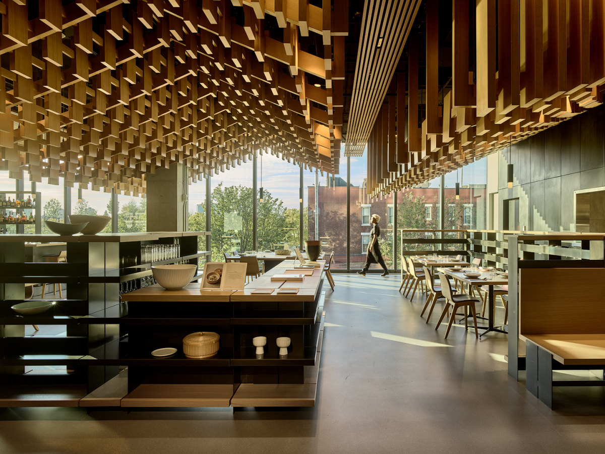 ▲'제네시스 하우스 뉴욕' 2층에 위치한 '제네시스 하우스 레스토랑' (사진제공=제네시스)