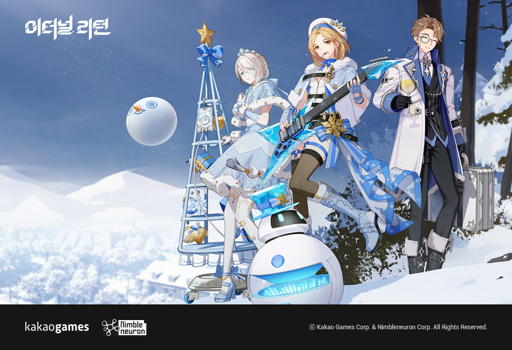 ▲님블뉴런이 개발하고 카카오게임즈가 서비스하는 PC 온라인 생존 배틀아레나 ‘이터널 리턴 시즌 4: 눈꽃’ 이 11일 개막했다. (사진제공=카카오게임즈)