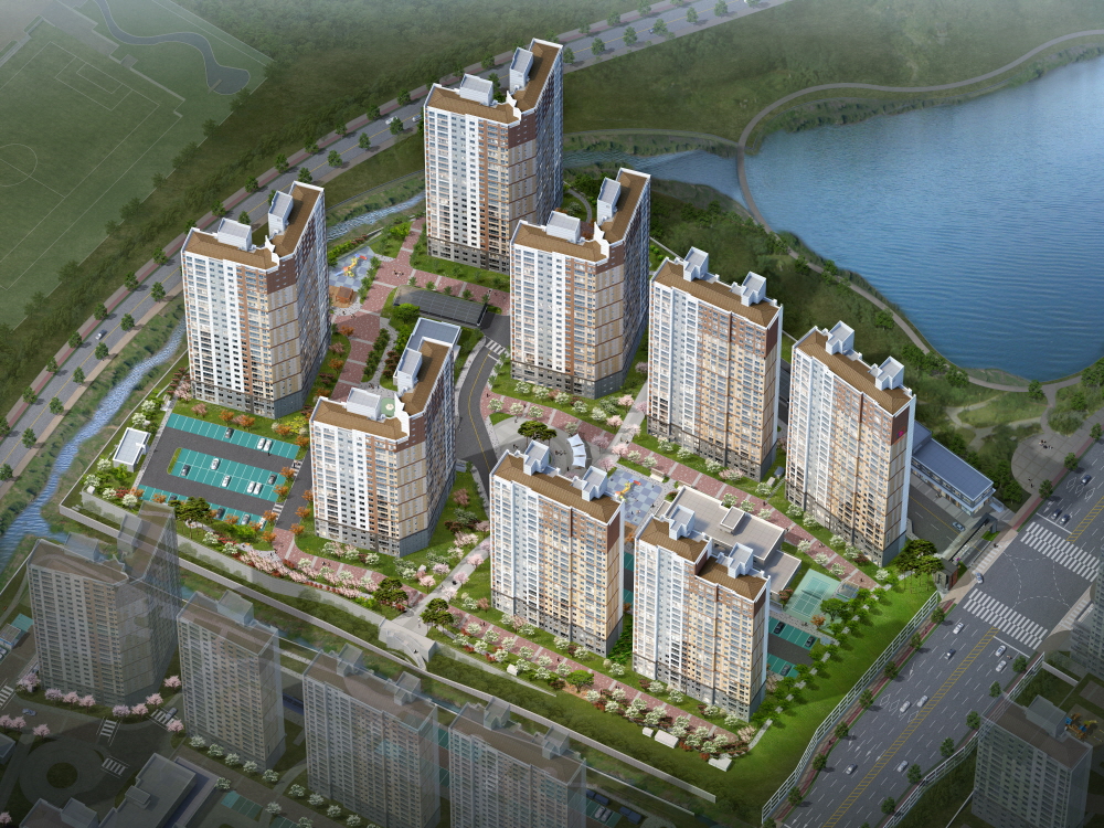 ▲'여수웅천 포레스트 부영 2단지' 조감도 (자료제공=부영주택)